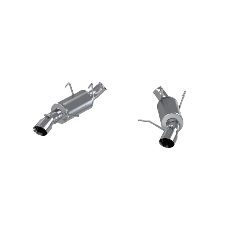 MBRP 11-14 Ford Mustang GT 5.0 3in Dual Muffler Axle Back Split Rear Alum Exhaust System (MBRPS7225AL)