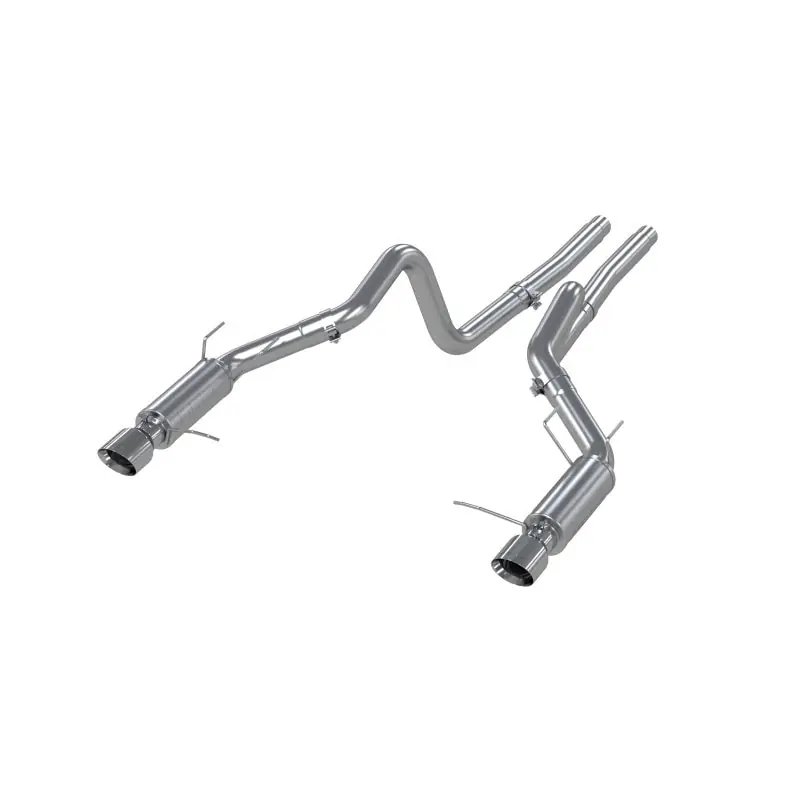 MBRP 11-12 Ford Shelby GT 500 T304 3in Cat Back Dual Split Rear Race Version 4.5in Tips (MBRPS7260304)