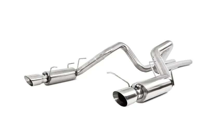MBRP 11-14 Ford Mustang GT 5.0L Dual Split Rear Race Version T409 3in Cat Back Exhaust System (MBRPS7264409)