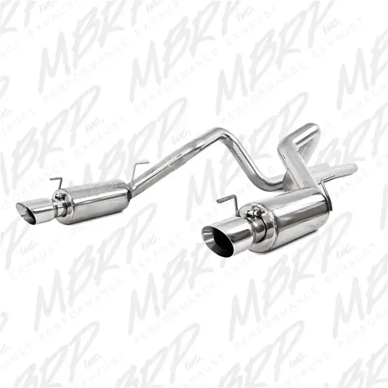 MBRP 05-09 Ford Shelby GT500 / GT Dual Split Rear Street Version 4in Tips T409 Exhaust System (MBRPS7269409)