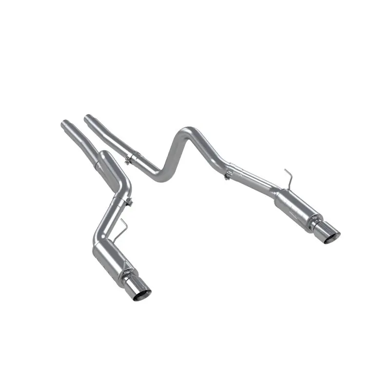 MBRP 05-09 Ford Mustang GT 4.6L Dual Split Rear Race Version AL/ 3in Cat Back Exhaust System (MBRPS7270AL)