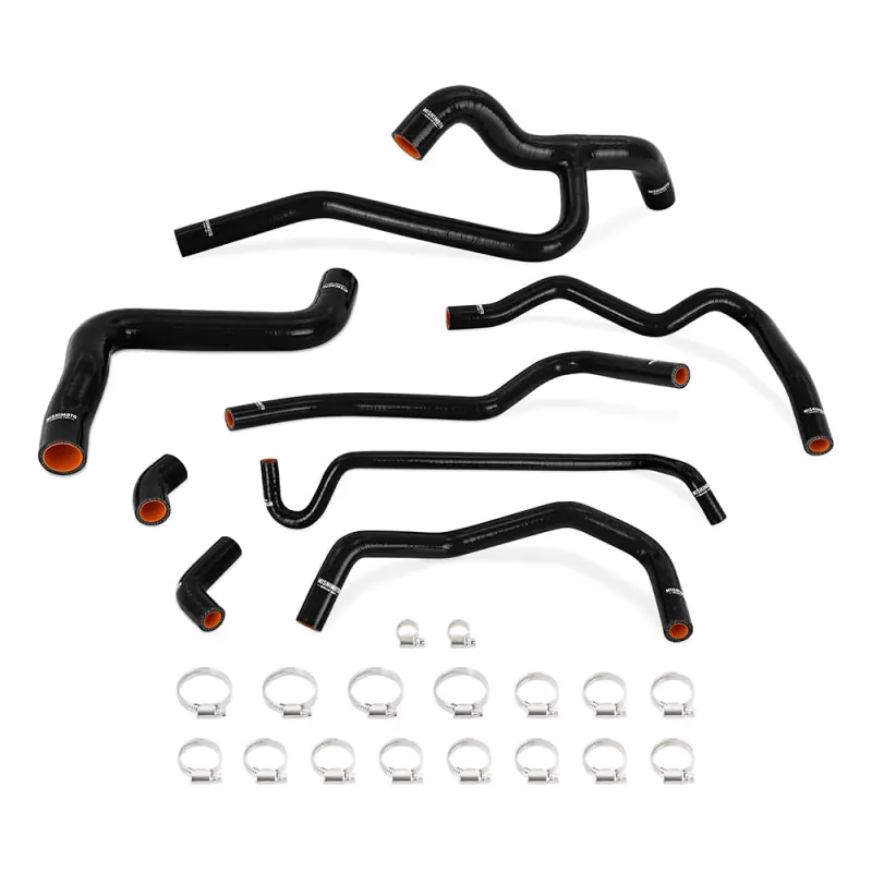 Mishimoto 05-10 Mustang V6 Silicone Radiator & Heater Hose Kit - Black (MISMMHOSE-MUS40-05BK)