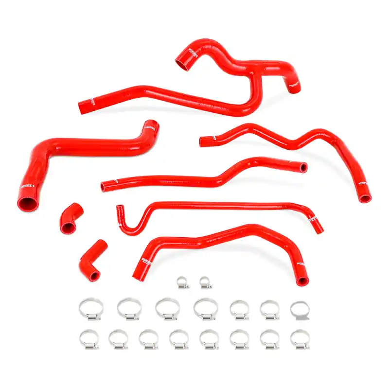 Mishimoto 05-10 Mustang V6 Silicone Radiator & Heater Hose Kit - Red (MISMMHOSE-MUS40-05RD)