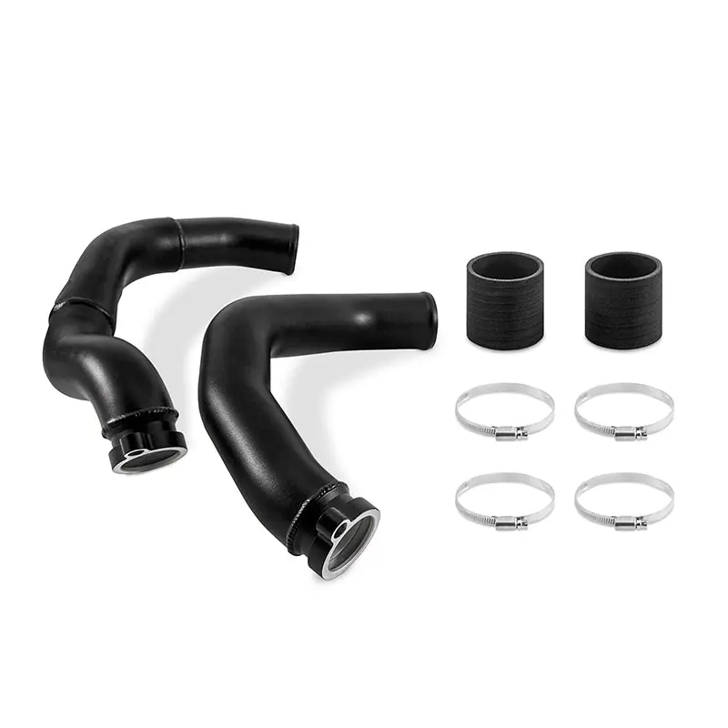 Mishimoto 2015+ BMW F8X M3/M4 Charge Pipe Kit - Wrinkle Black (MISMMICP-F80-15)