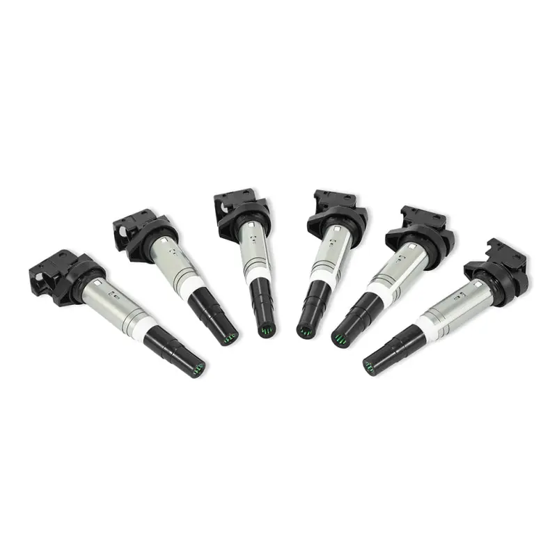 Mishimoto 2002+ BMW M54/N20/N52/N54/N55/N62/S54/S62 Six Cylinder Ignition Coil Set of 6 (MISMMIG-BMW-0206)