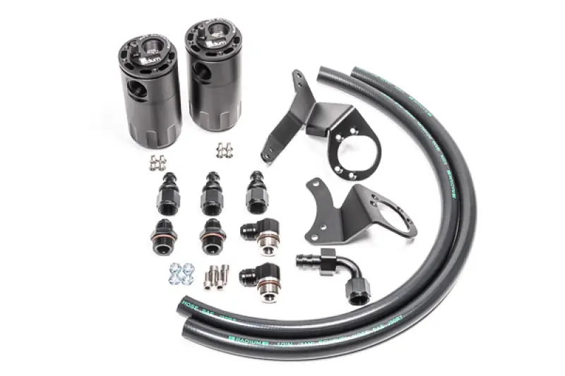 Radium Engineering Dual Catch Can Kit 2011-2014 Mustang GT Fluid Lock (RAD20-0324-FL)
