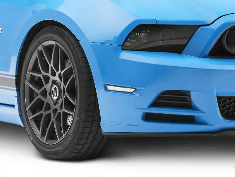 Raxiom10-14 Ford Mustang Axial Series LED Side and Quarter Marker Lights- Clear (RAX398335)