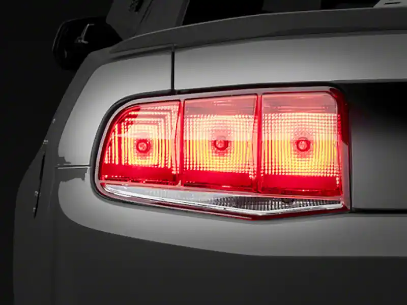Raxiom 10-12 Ford Mustang Aero Tail Lights- Blk Housing (Smoked Lens) (RAX49145)