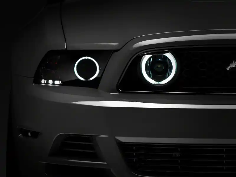 Raxiom 13-14 Ford Mustang GT CCFL Halo Fog Lights- Chrome (RAX49176)