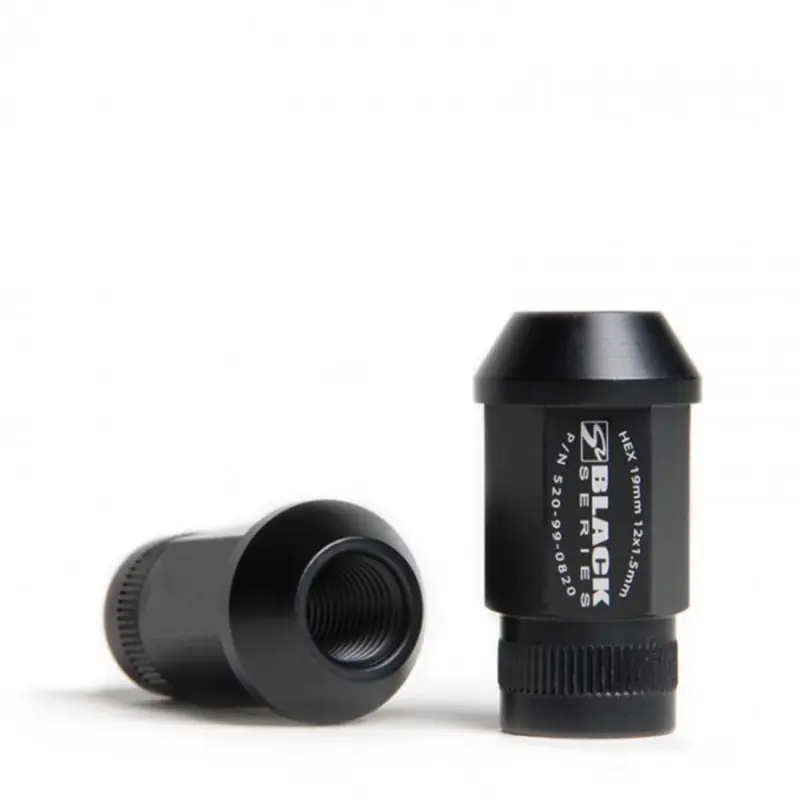 Skunk2 12 x 1.5 Forged Lug Nut Set (Black Series) (16 Pcs.) (SKK520-99-0853)
