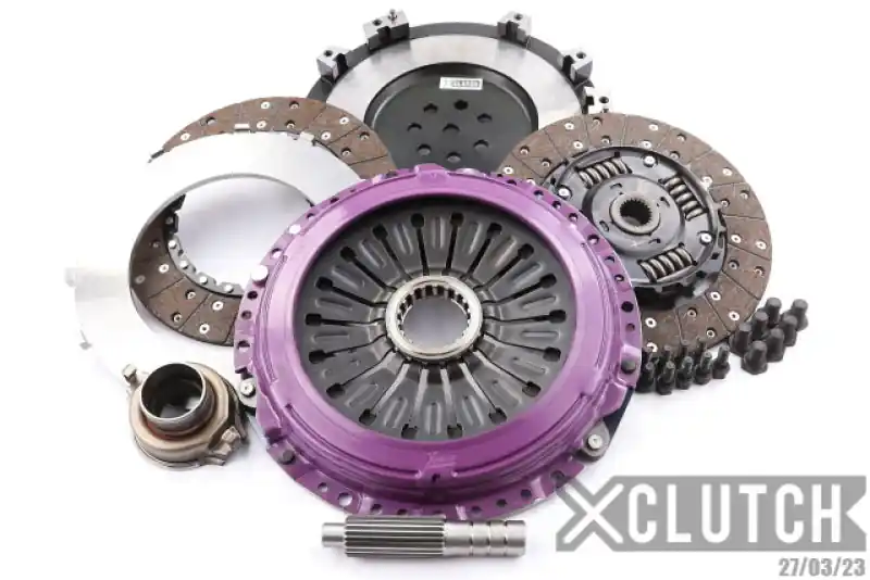 XClutch 1997 Mitsubishi Lancer EVO IV 2.0L 10.5in Twin Sprung Organic Clutch Kit (XCLXKMI23522-2A)
