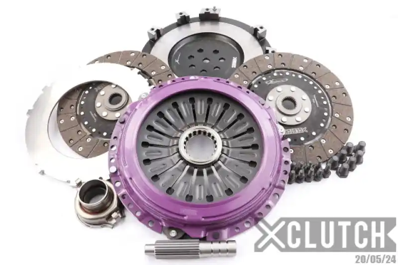XClutch 1997 Mitsubishi Lancer EVO IV 2.0L 9in Twin Solid Organic Clutch Kit (XCLXKMI23522-2G)