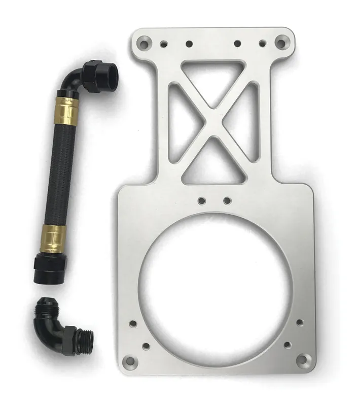 Fuelab Fuel Surge Tank Upgrade Kit (Bracket/Hardware/Hose Assembly/90 Degree Fitting) - 235mm System (FLB23901)
