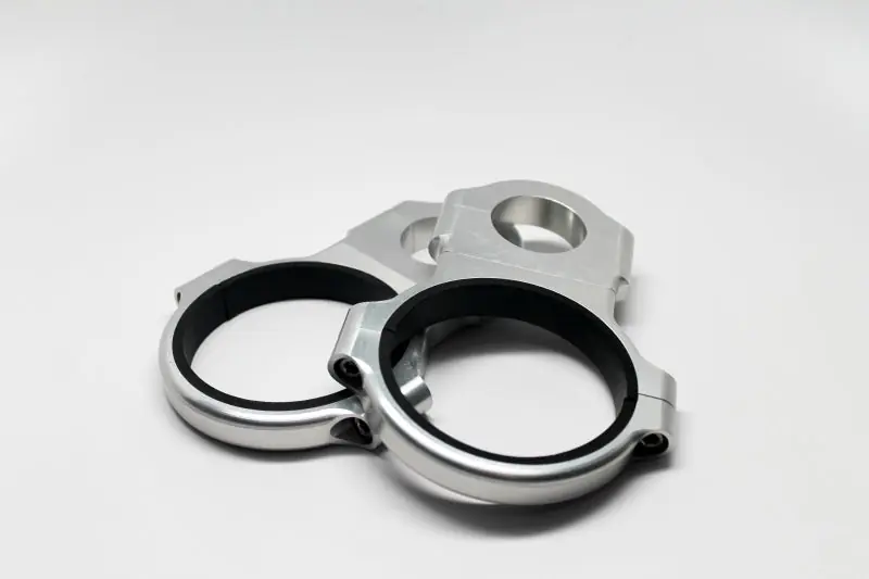 Fuelab Cage Mount Fuel Pump Billet Bracket Set - (2) Brackets for Each Pump (FLB45103)