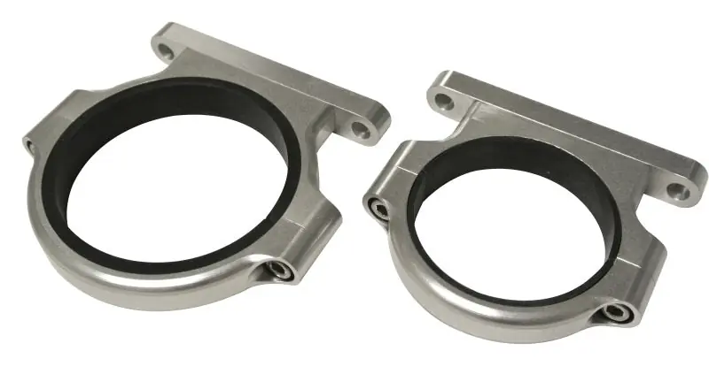 Fuelab Plate Mount Fuel Pump & Filter Combo Billet Bracket Set - (1) Pump Bracket (1) Filter Bracket (FLB45105)