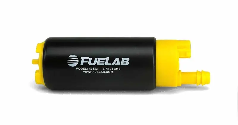 Fuelab 494 High Output In-Tank Electric Fuel Pump - 340 LPH In In-Line From Out (FLB49442)