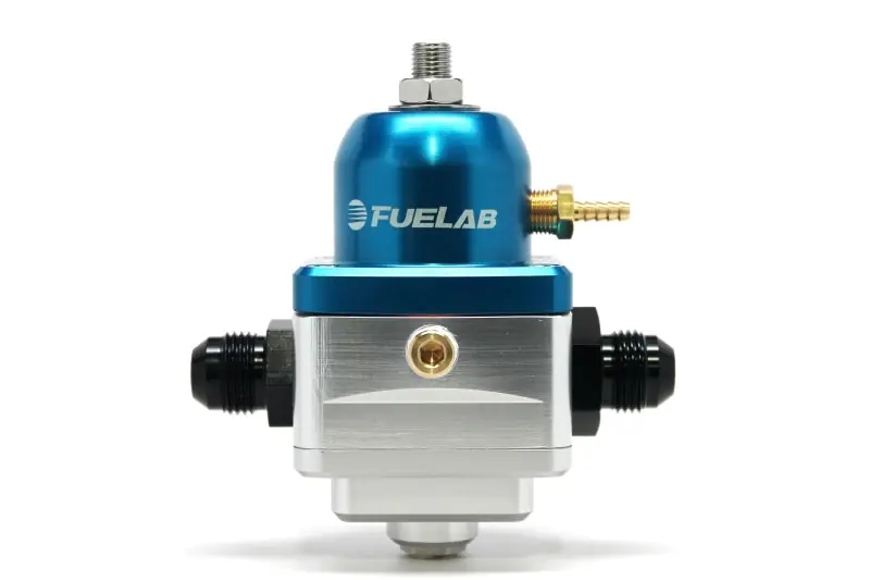 Fuelab 529 Electronic EFI Adjustable FPR (1) -6AN In (1) -6AN Return - Blue (FLB52901-3)