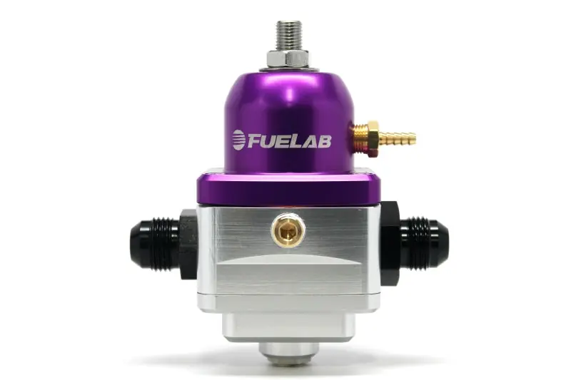 Fuelab 529 Electronic EFI Adjustable FPR (1) -8AN In (1) -8AN Return - Purple (FLB52902-4)