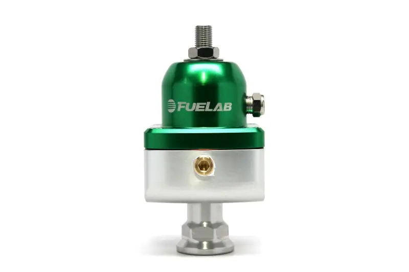 Fuelab 555 Carb Adjustable FPR Blocking 10-25 PSI (1) -8AN In (2) -8AN Out - Green (FLB55503-6)