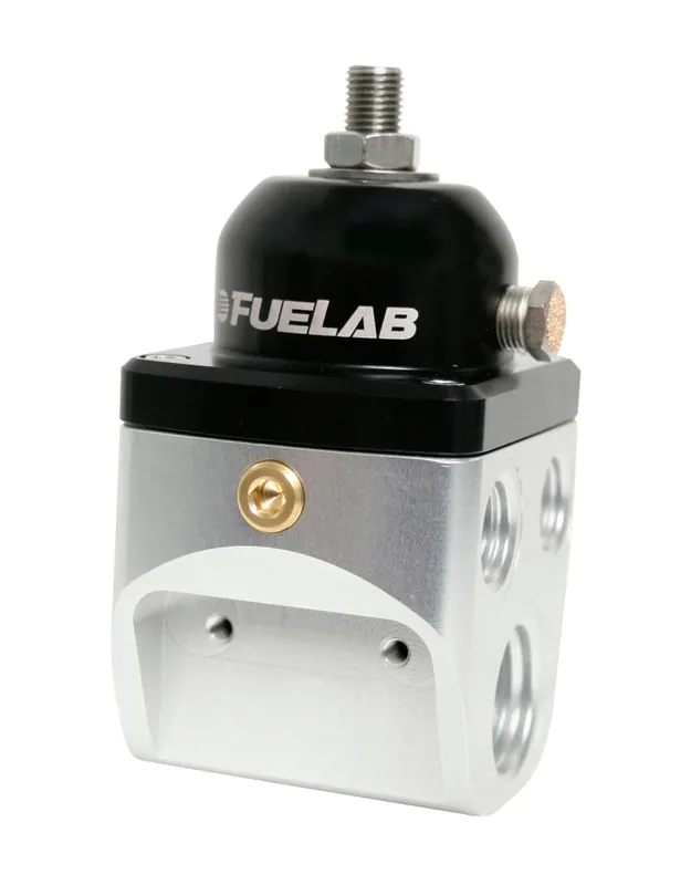 Fuelab 585 Carb Adjustable 4 Port FPR Blocking 4-12 PSI (2) -10AN In (4) -6AN Out (FLB58501)