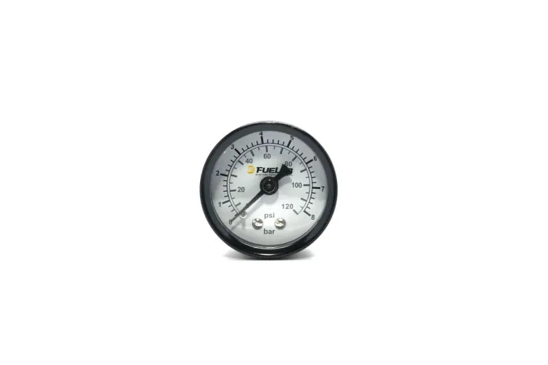 Fuelab 1.5in Fuel Pressure Gauge - EFI - Range 0-120 PSI (Dual Bar/PSI Scale) (FLB71511)