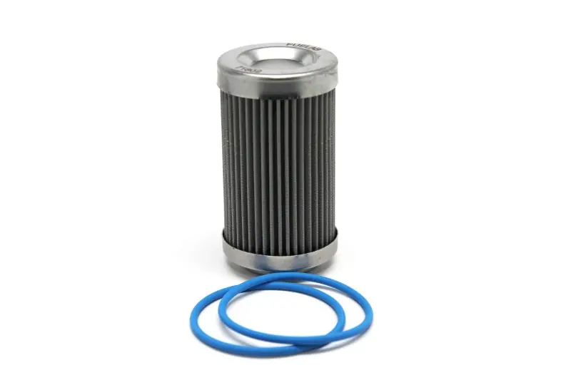 Fuelab 40 Micron Stainless Replacement Element - 3in w/2 O-Rings & Instructions (FLB71802)