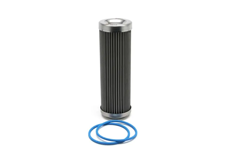 Fuelab 40 Micron Stainless Replacement Element - 5in w/2 O-Rings & Instructions (FLB71806)