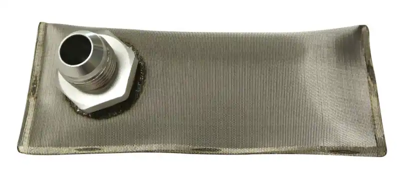 Fuelab In-Tank Fuel Sock Kit 100 Micron Stainless w/-10AN Adaptor Fitting for 4X4xx Series Pumps (FLB83801)