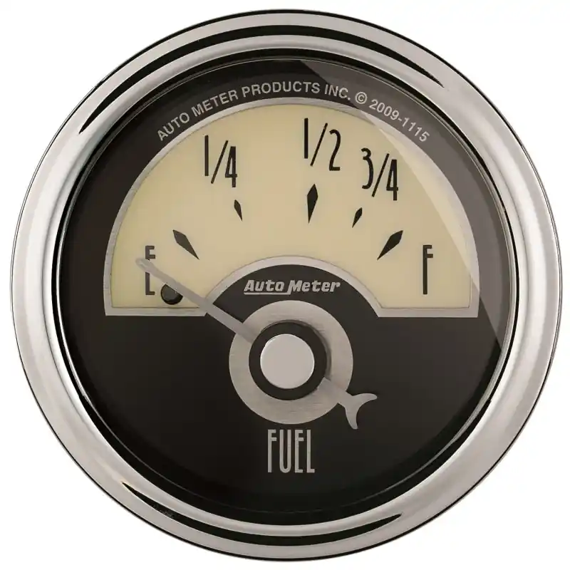 AutoMeter Gauge Fuel Level 2-1/16in. 73 Ohm(e) to 10 Ohm(f) Elec Cruiser Ad (ATM1105)