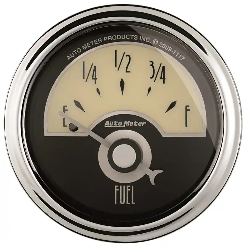 AutoMeter Gauge Fuel Level 2-1/16in. 240 Ohm(e) to 33 Ohm(f) Elec Cruiser Ad (ATM1107)
