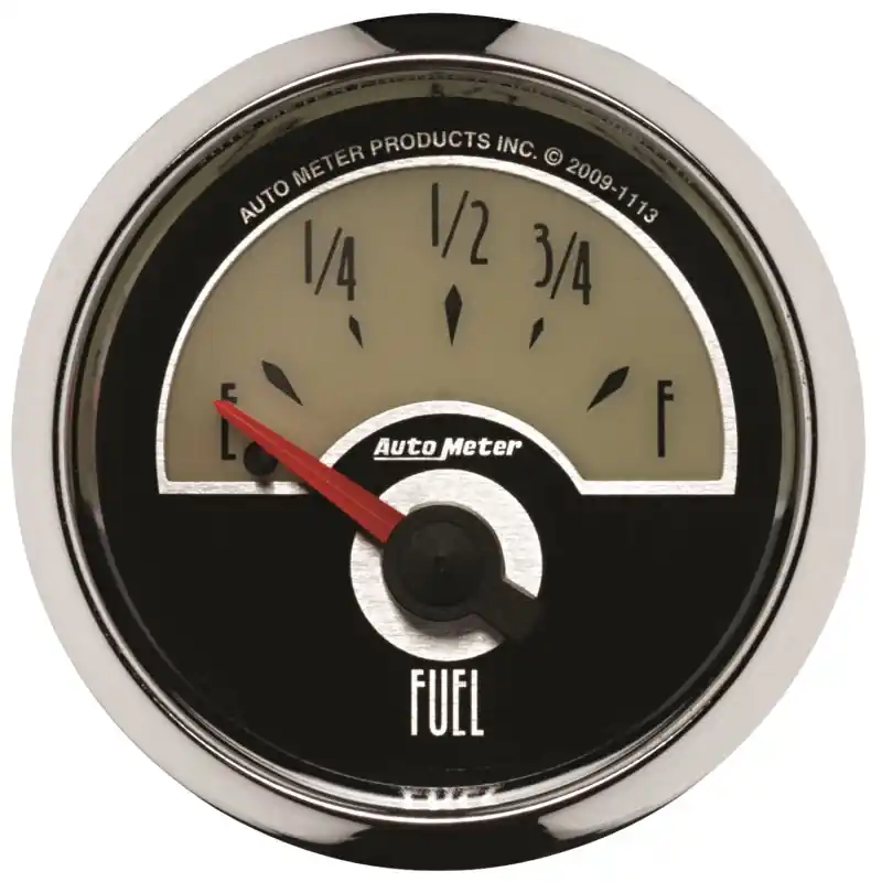 AutoMeter Gauge Fuel Level 2-1/16in. 0 Ohm(e) to 90 Ohm(f) Elec Cruiser (ATM1113)
