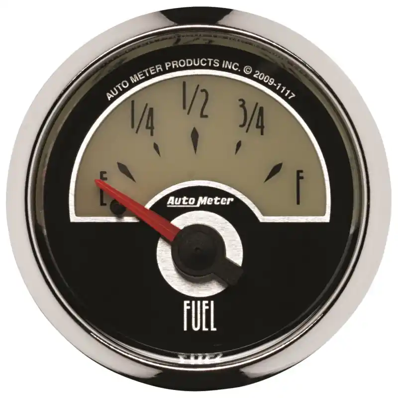 AutoMeter Gauge Fuel Level 2-1/16in. 240 Ohm(e) to 33 Ohm(f) Elec Cruiser (ATM1117)