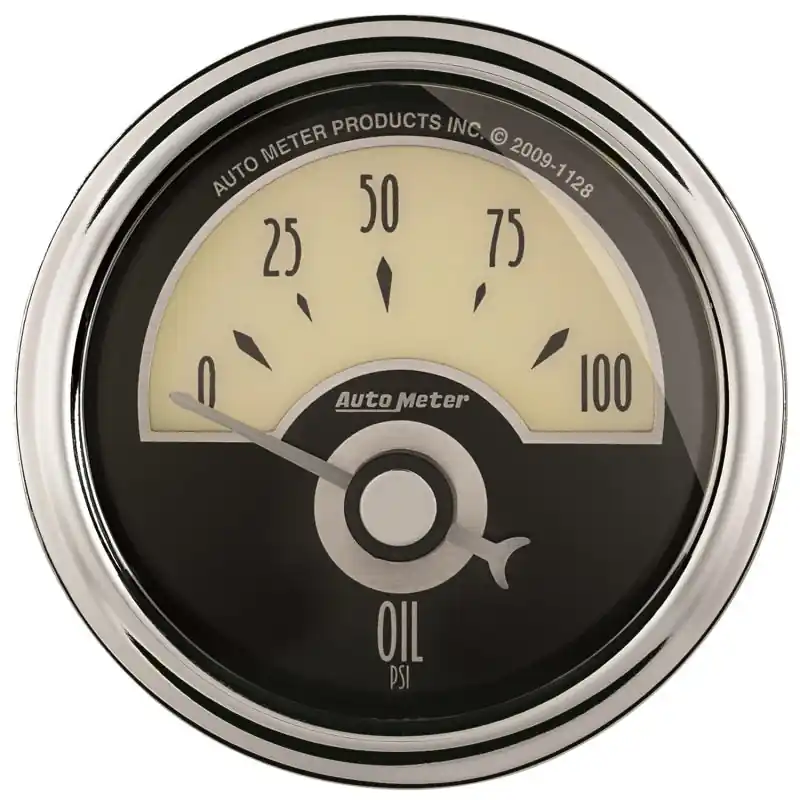 AutoMeter Gauge Oil Press 2-1/16in. 100PSI Elec Cruiser Ad (ATM1126)