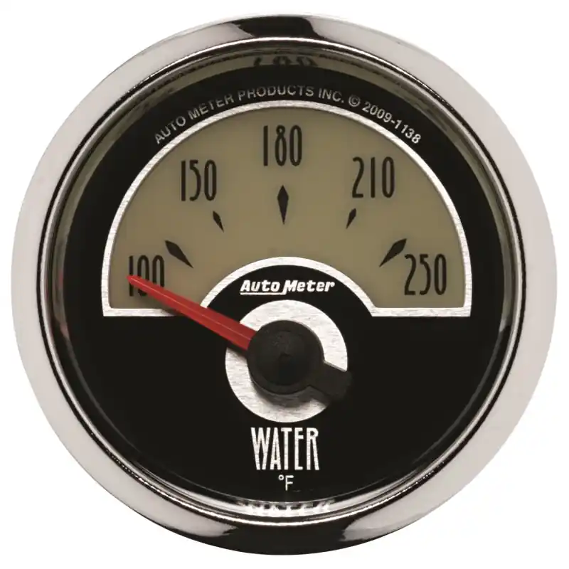 AutoMeter Gauge Water Temp 2-1/16in. 250 Deg. F Elec Cruiser (ATM1138)