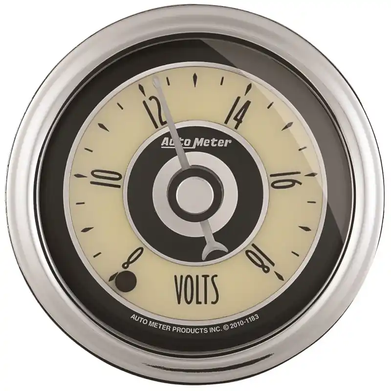 AutoMeter Gauge Voltmeter 2-1/16in. 18V Digital Stepper Motor Cruiser Ad (ATM1182)