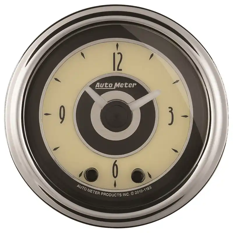 AutoMeter Gauge Clock 2-1/16in. 12HR Analog Cruiser Ad (ATM1184)
