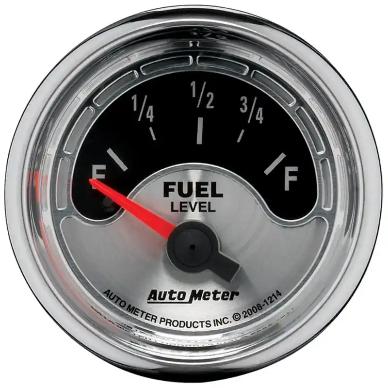 Autometer American Muscle Gauge Fuel Level 2 1/16in 0e To 90f Electric American Muscle (ATM1214)