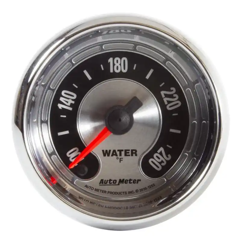 Autometer American Muscle 52mm Full Sweep Electric 100-260 Deg F Water Temperature Gauge (ATM1255)