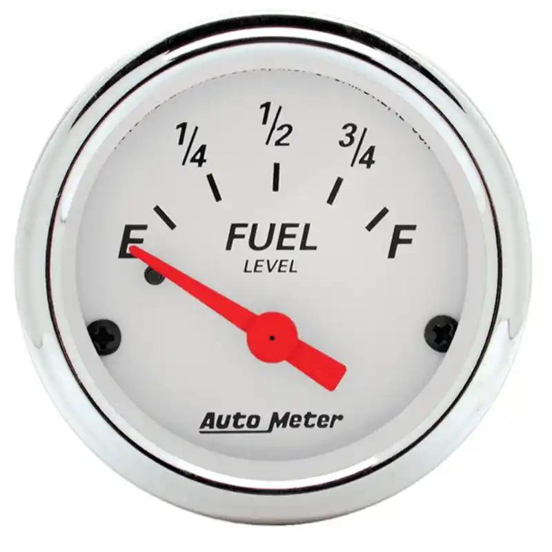 Autometer Arctic White 52mm 0E-90F Short Sweep Electronic Fuel Level Gauge (ATM1315)