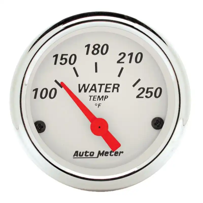 Autometer Arctic White 2-1/16in 250 Degree Electric Water Temp Gauge (ATM1337)