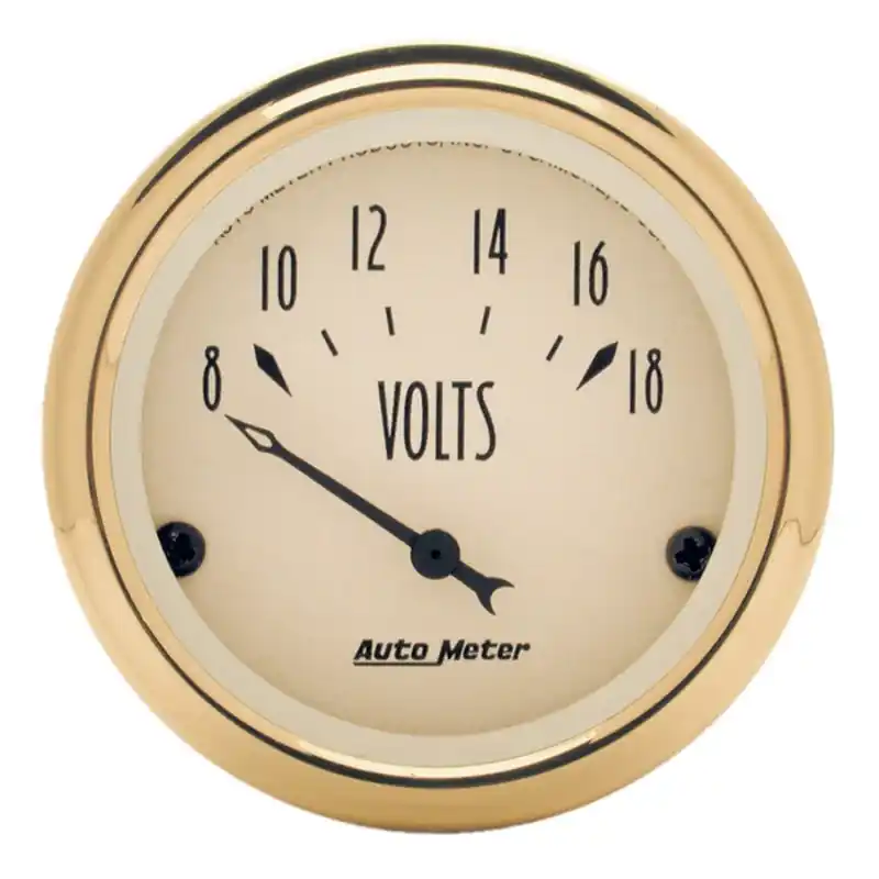AutoMeter Golden Oldies 2-1/16in 18V Voltmeter Gauge (ATM1592)