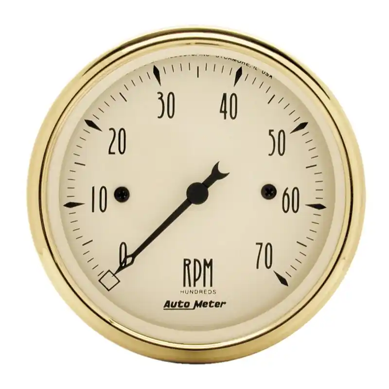 AutoMeter Golden Oldies 3-1/8in 0-7k Tachometer Gauge (ATM1595)