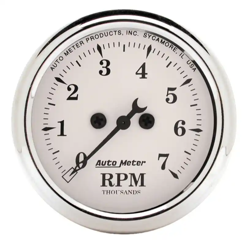 Autometer 2 1/16 inch 7000rpm Old Tyme Tachometer (52.4mm) (ATM1694)