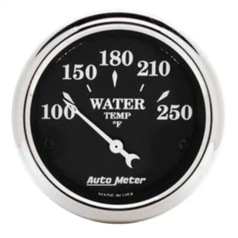 Autometer 2 1/16in 250 Degree F Old Tyme Electric Water Temp Gauge (ATM1737)