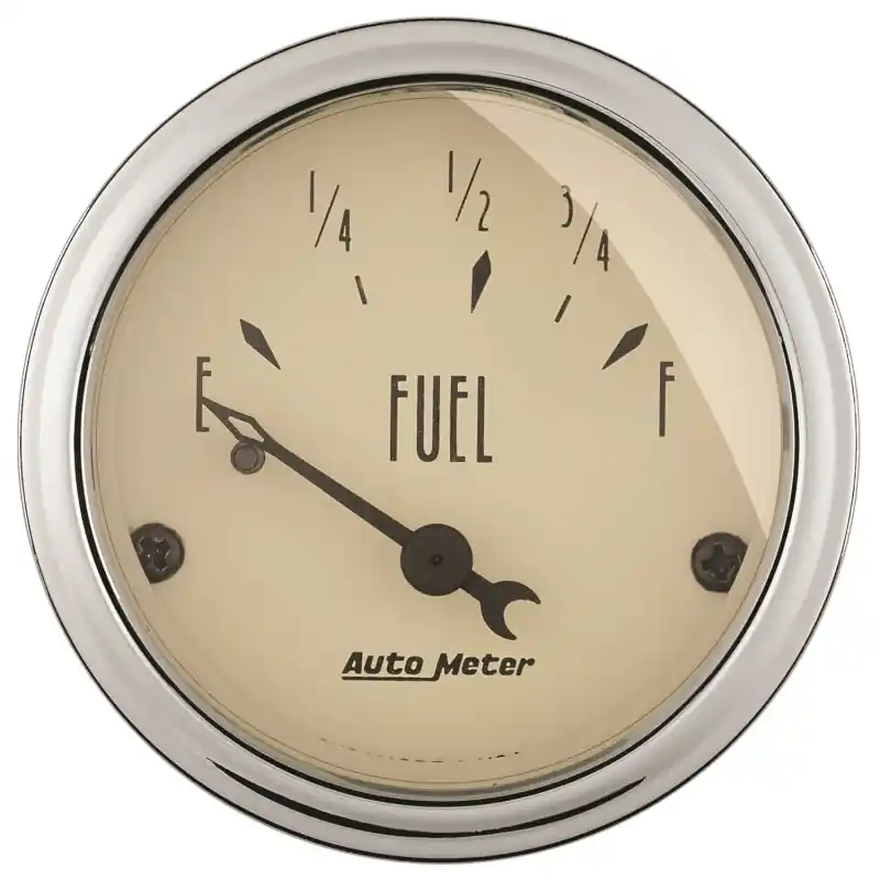 Autometer 2in 73 E/8-12 F Antique Beige Fuel Level Gauge (ATM1816)