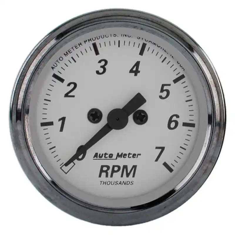 AutoMeter American Platinum 2-1/16in 7K RPM In-Dash Tachometer Gauge (ATM1994)