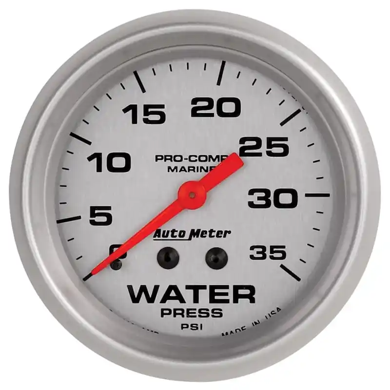 Autometer Ultra-Lite 2 5/8in Mechanical 35 PSI Water Pressure Gauge (ATM200773-33)