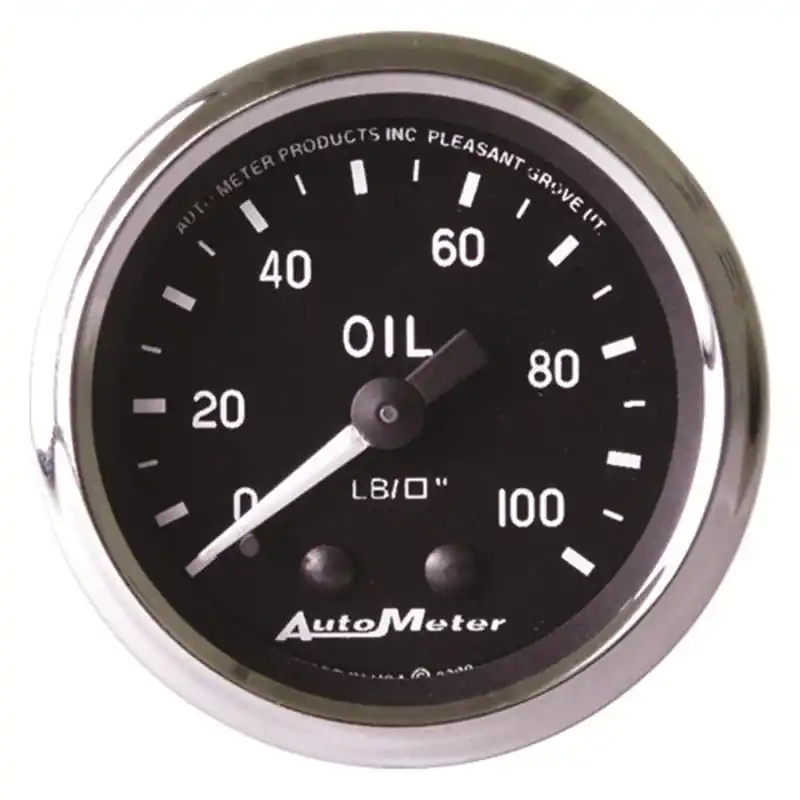 Autometer Cobra 2-1/16in 100 PSI Mechanical Oil Pressure Gauge (ATM201006)