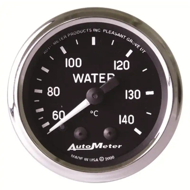 Autometer Cobra 2-1/16 inch 60-140 Deg Celcius Mechanical Water Temperature Gauge (ATM201007)