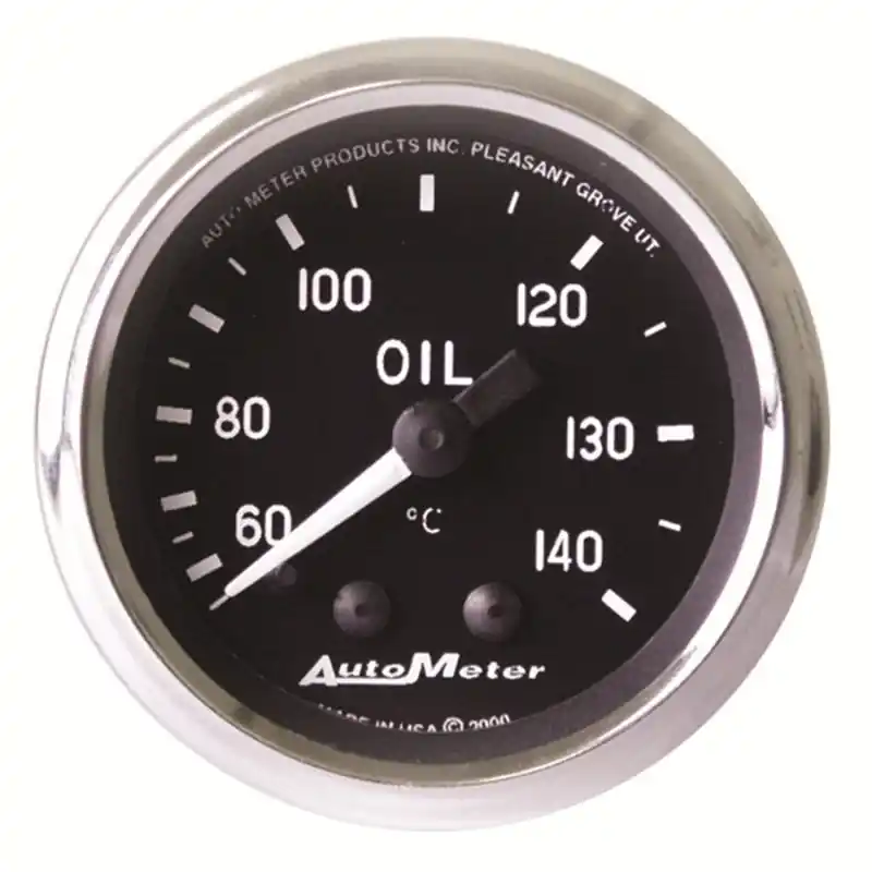 Autometer Cobra 2 1/16in 60-140 Deg Celcius Mechanical Oil Temperature Gauge (ATM201008)